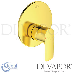 Ideal Standard Connect Air | Concept Air Built-In Brushed Gold Mixer - Aug 2017 - Spare Parts A7034A2 GEN1